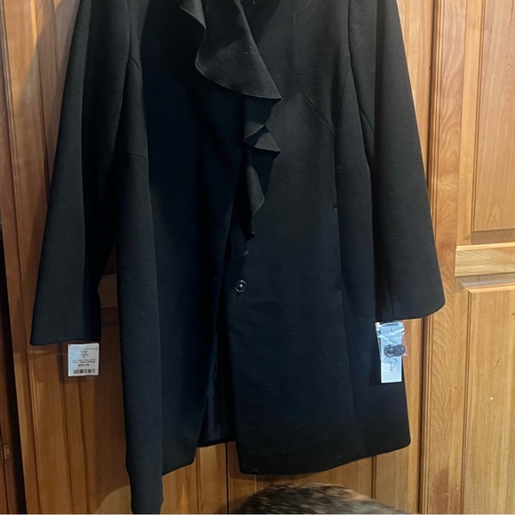 Black dress coat size 1x - Picture 1 of 4